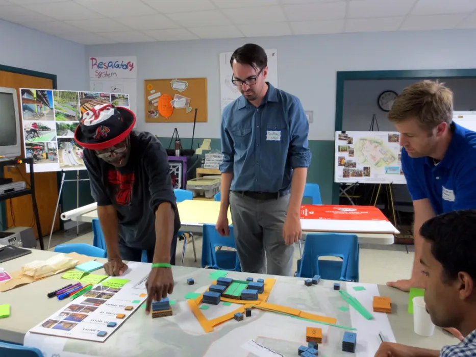 Community design workshop for Lee Walker Heights in Asheville, North Carolina.