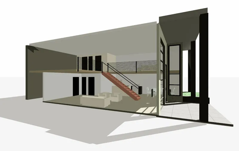 Diagram of a loft for Channel Lofts.