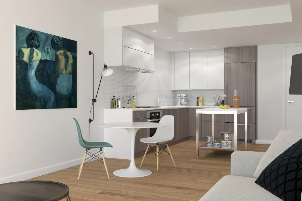 Rendering of interior view of 300 Ivy in San Francisco, CA.