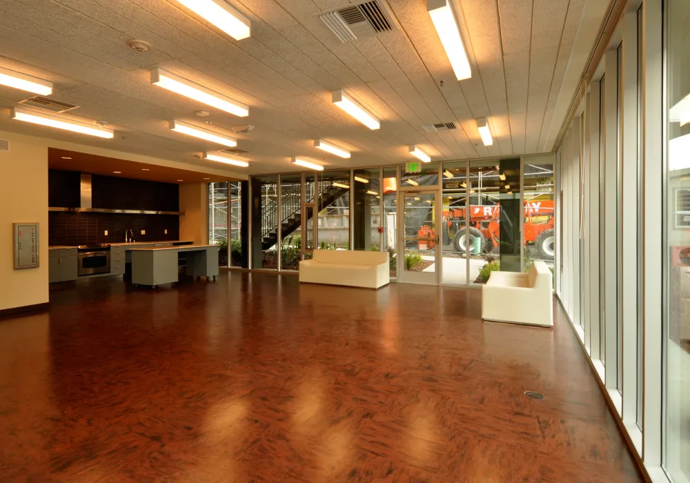 Community room at Armstrong Place in San Francisco.