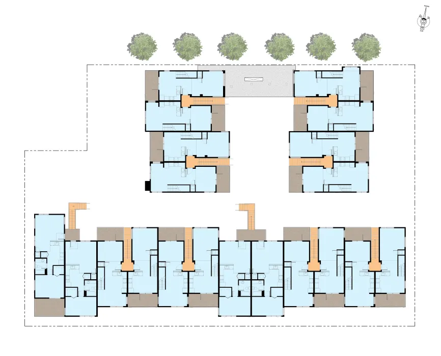 Level two site plan Fillmore Park in San Francisco.