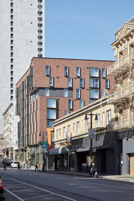 Street View of 222 Taylor Street, affordable housing in San Francisco