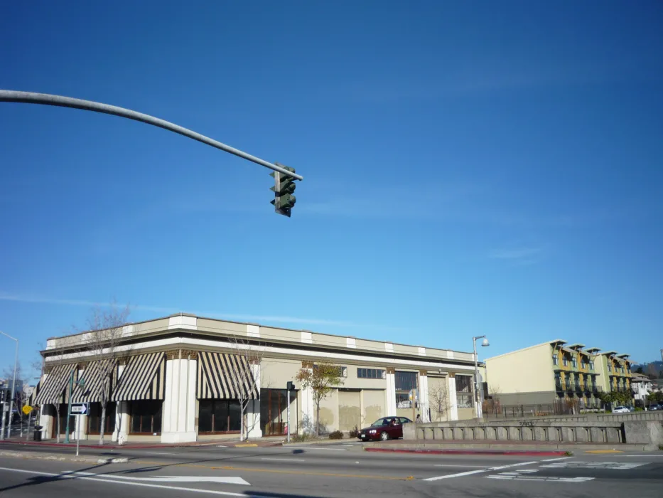 Existing site of The Intersection in Emeryville, California.