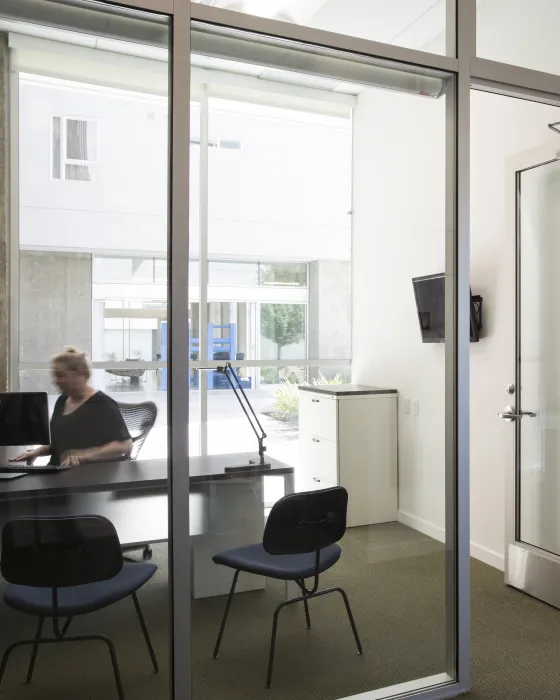 Office suite inside Rivermark in Sacramento, Ca.