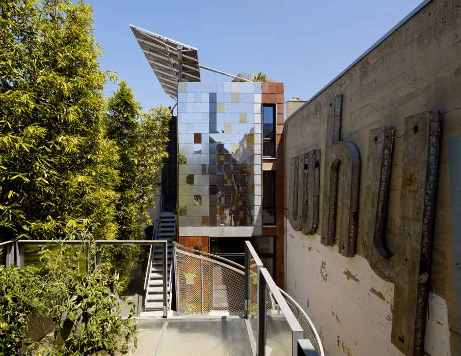 Exterior view of Zero Cottage in San Francisco.