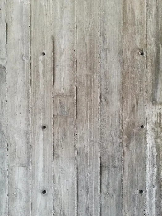 Close-up of the concrete walls at Lakeside Senior Housing in Oakland, Ca