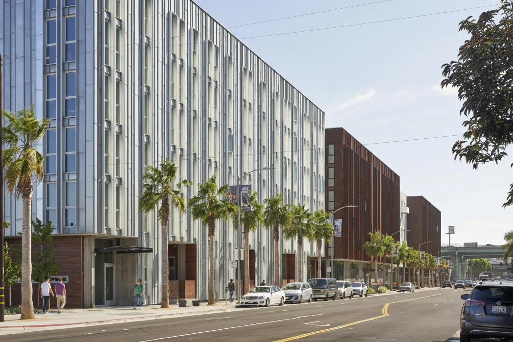 Exterior corner view of 855 Brannan in San Francisco.