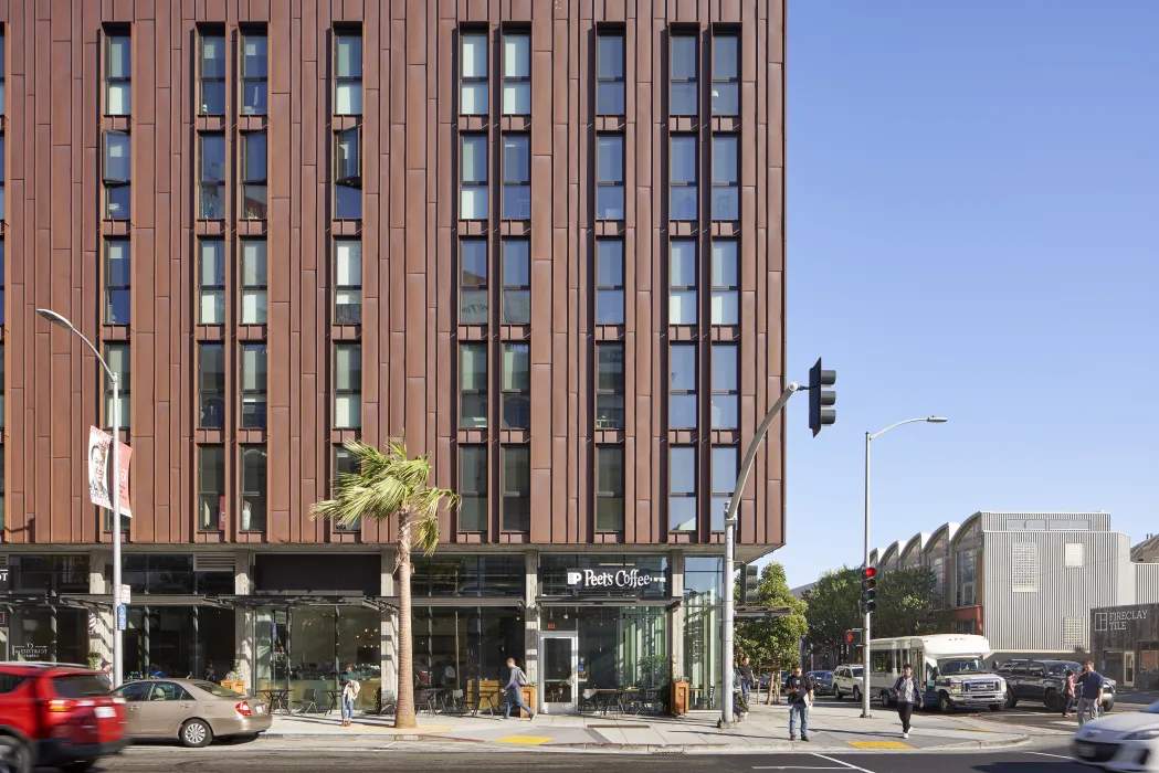 Exterior view of retail at 855 Brannan in San Francisco.