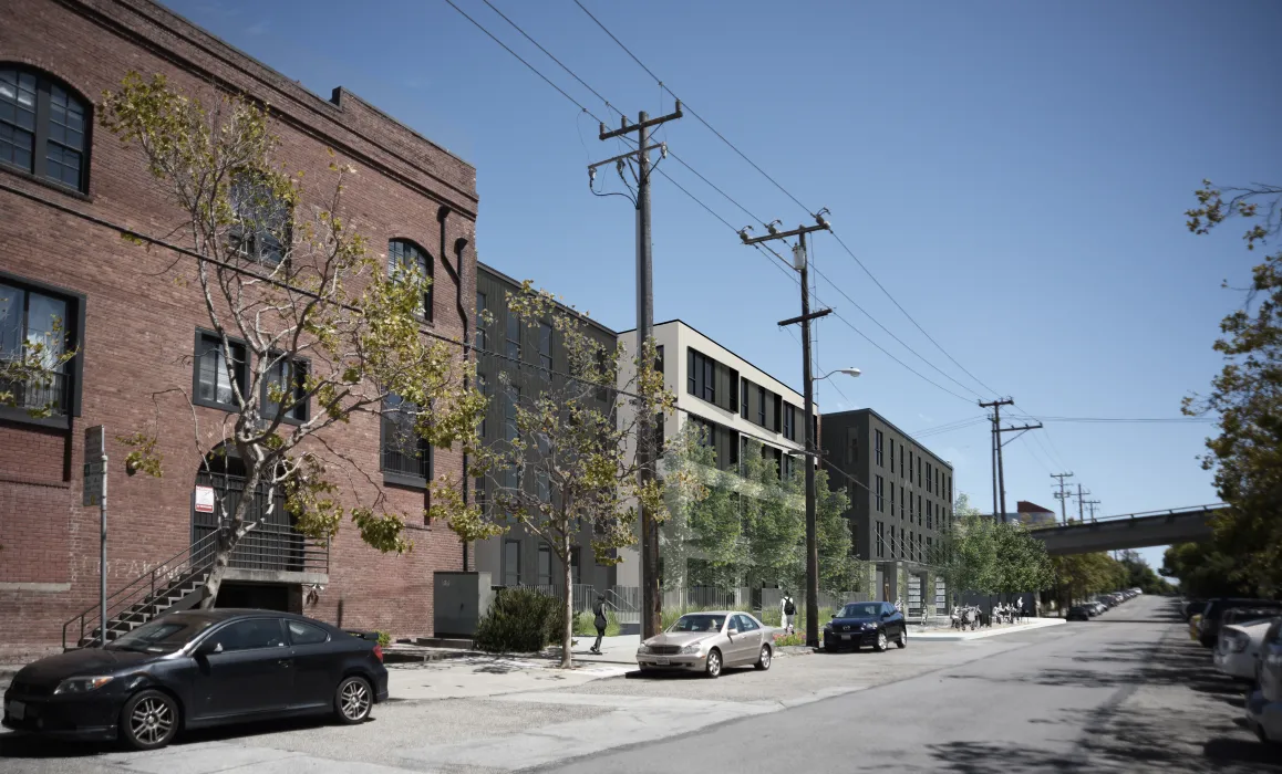 Exterior rendering of 789 Minnesota in San Francisco.