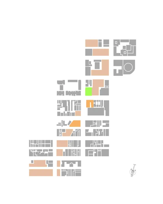 Site plan of 388 Fulton in San Francisco, CA.