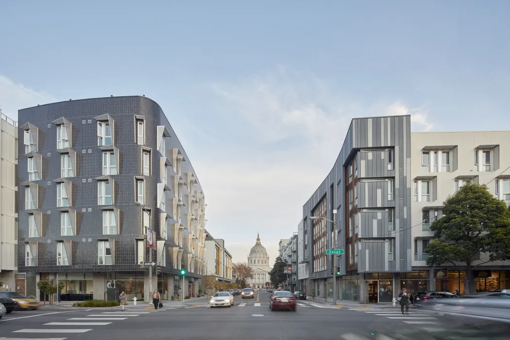 Exterior street view of 388 Fulton in San Francisco, CA.