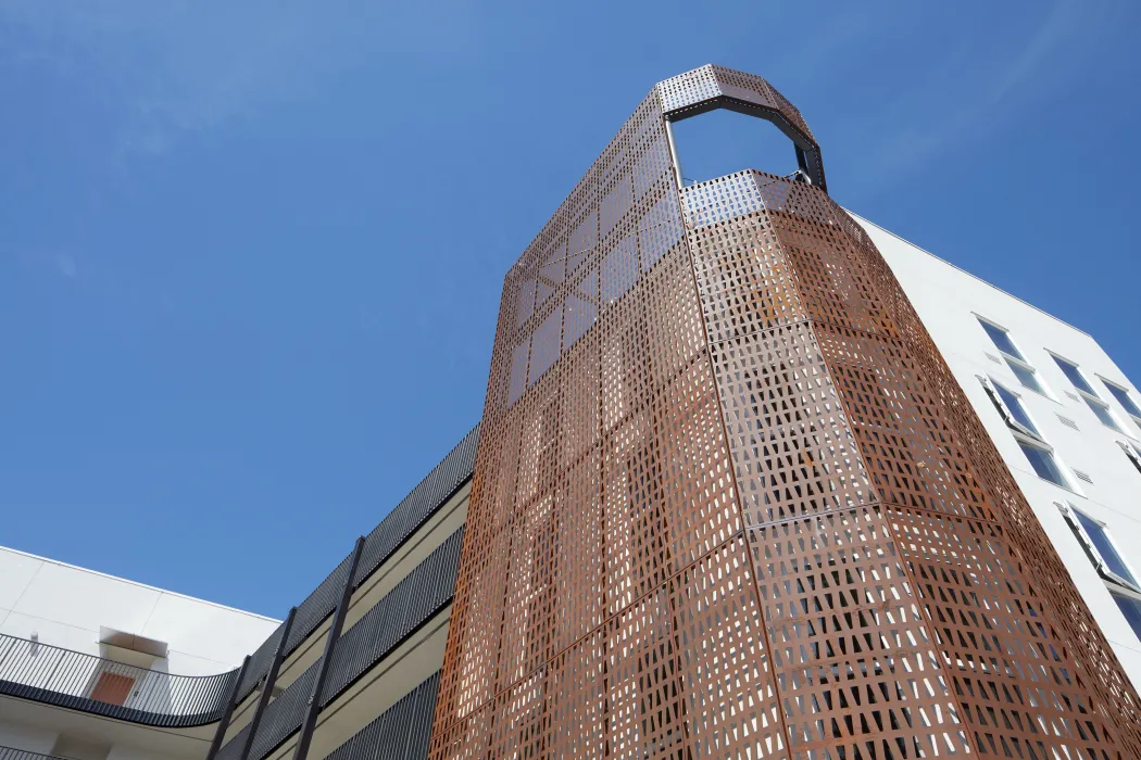 Exterior view of Pacific Pointe Apartments in San Francisco, CA.