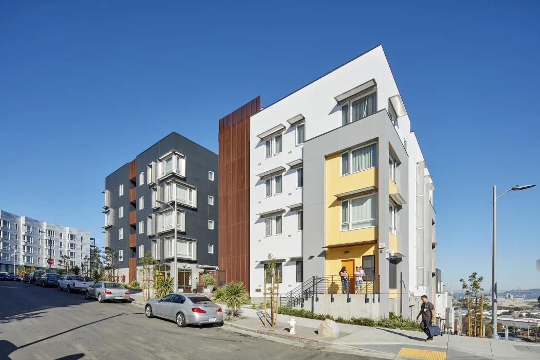 Exterior corner view of 847-848 Fairfax Avenue in San Francisco.