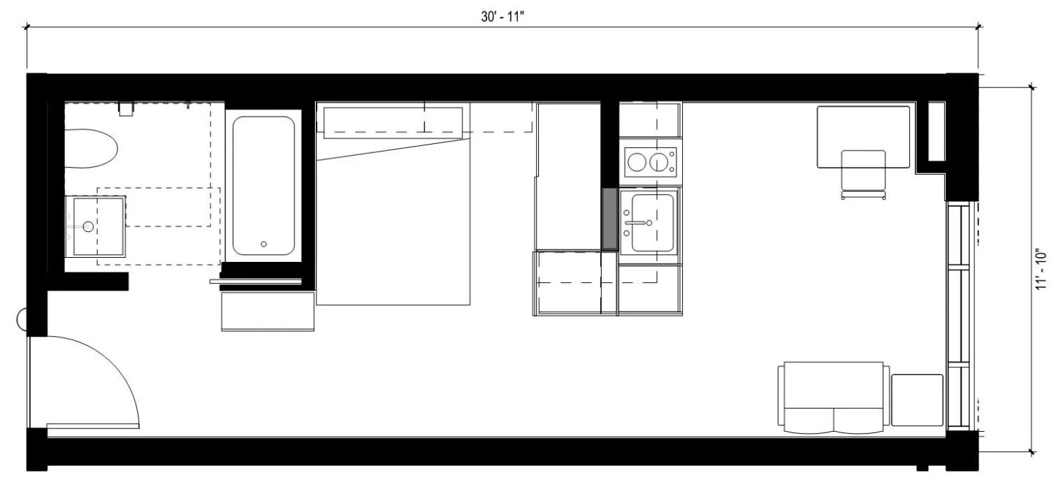 Unit plan at OME in San Francisco, CA.