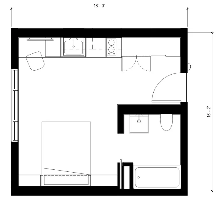 Unit plan at OME in San Francisco, CA.