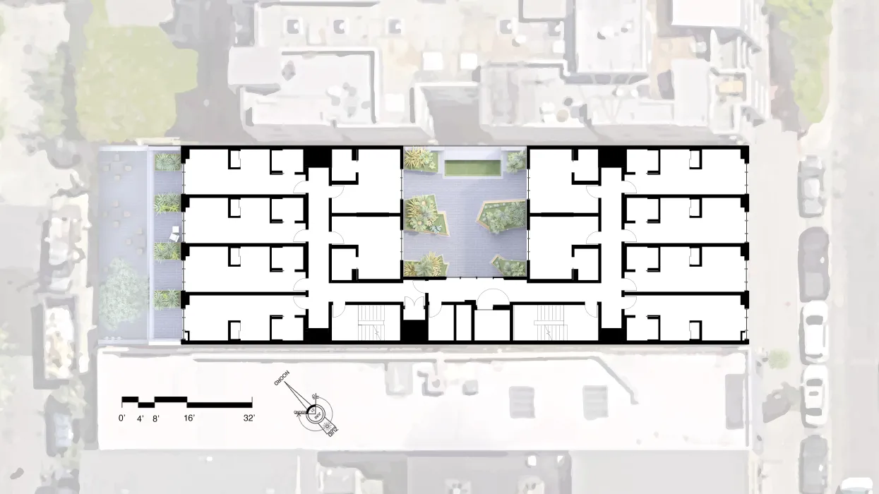 Site plan of OME in San Francisco, CA.