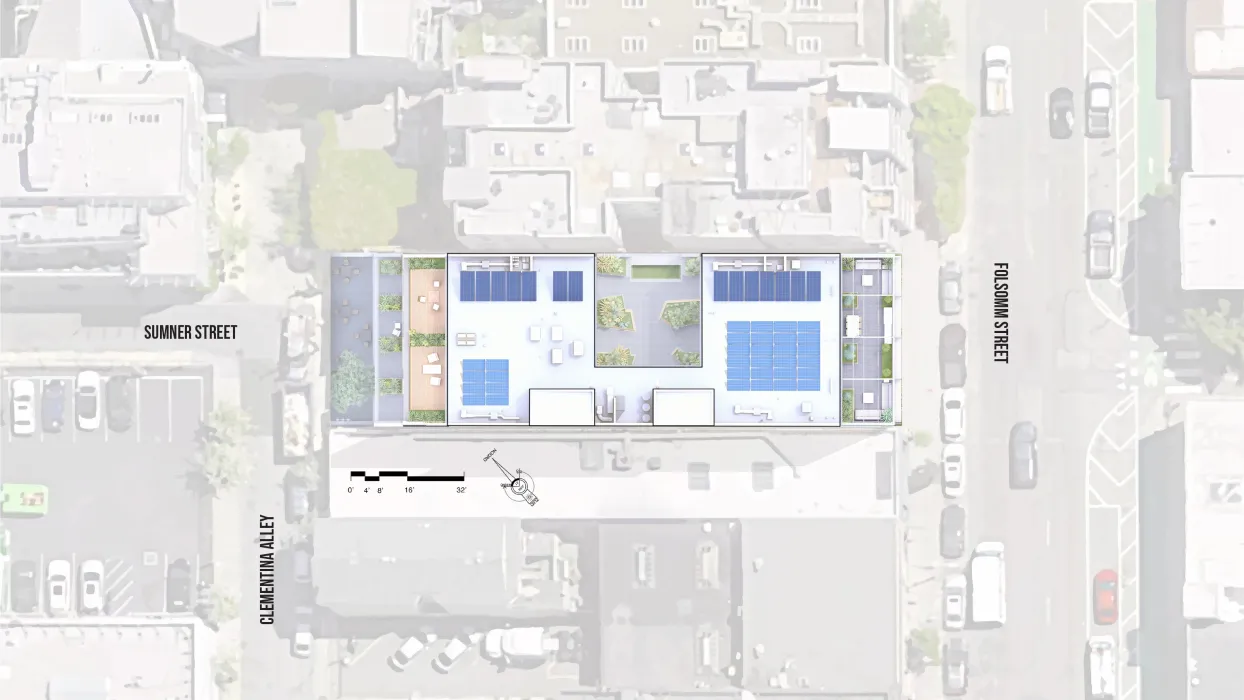 Site plan of Ome in San Francisco.