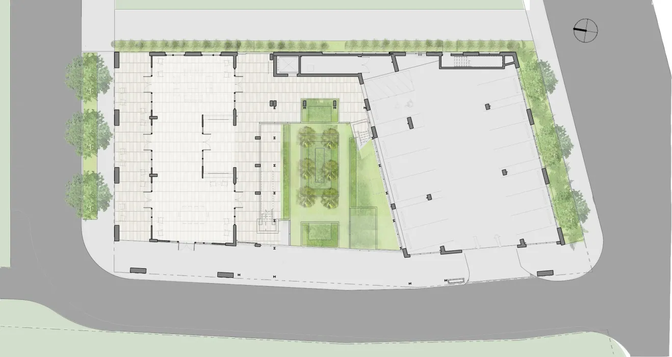 Site plan of Williams Terrace in Charleston, SC.