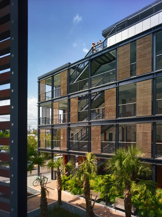 Exterior view of Williams Terrace in Charleston, SC.