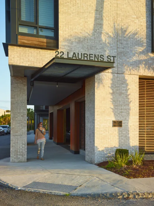 Exterior view of Williams Terrace in Charleston, SC.