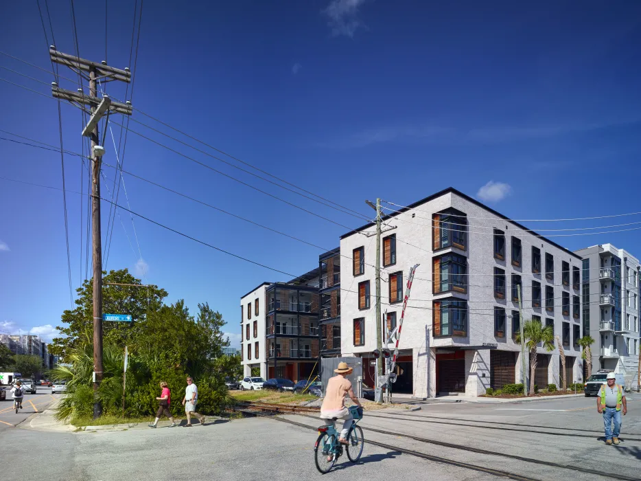 Exterior view of Williams Terrace in Charleston, SC.