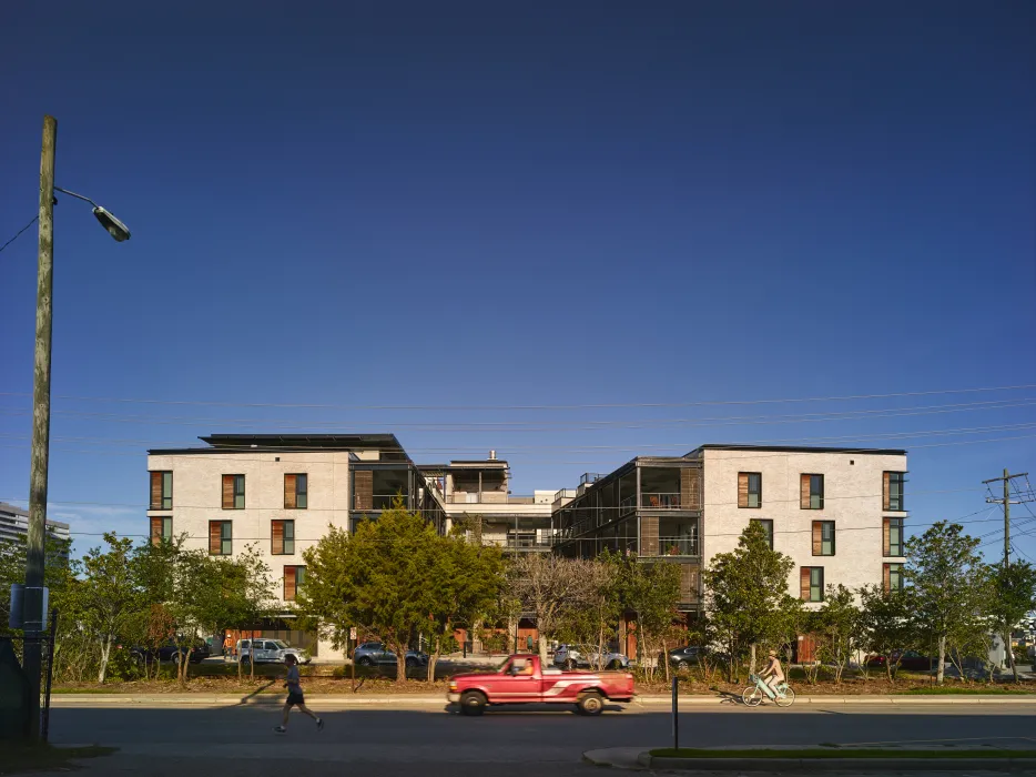 Exterior view of Williams Terrace in Charleston, SC.