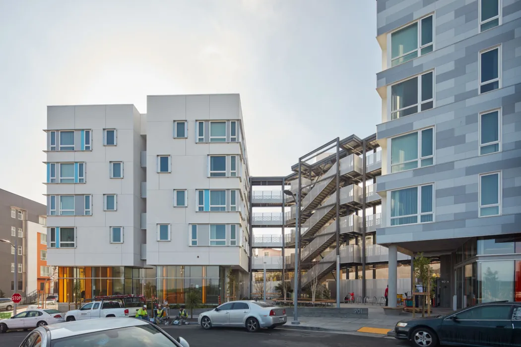 Exterior view of 901 Fairfax Avenue in San Francisco, CA.