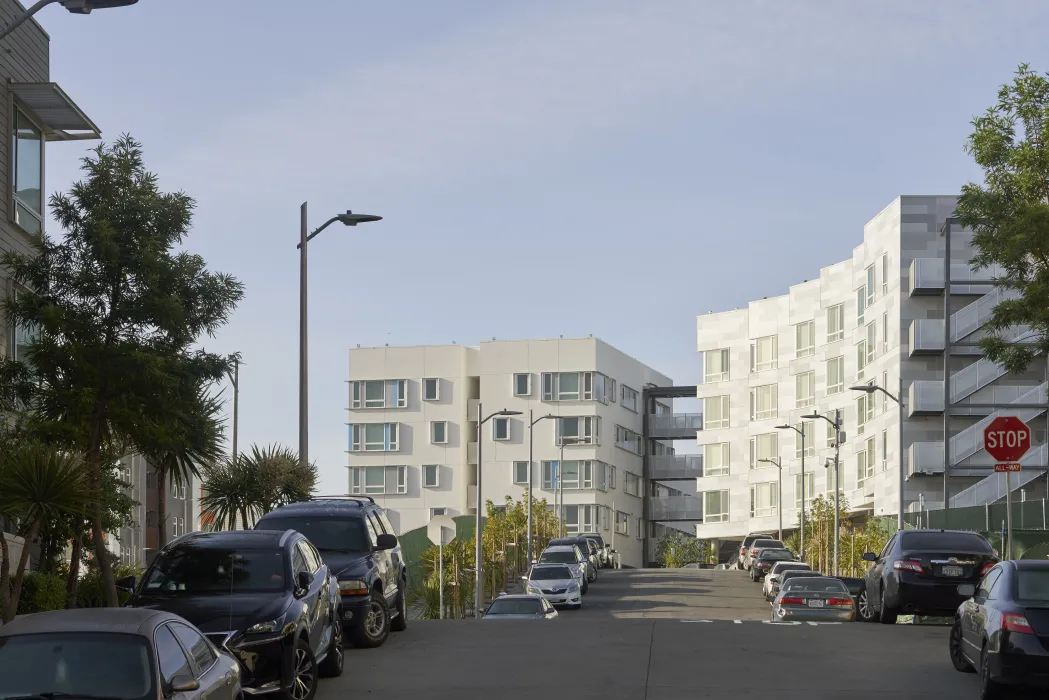 Exterior view of 901 Fairfax Avenue in San Francisco, CA.