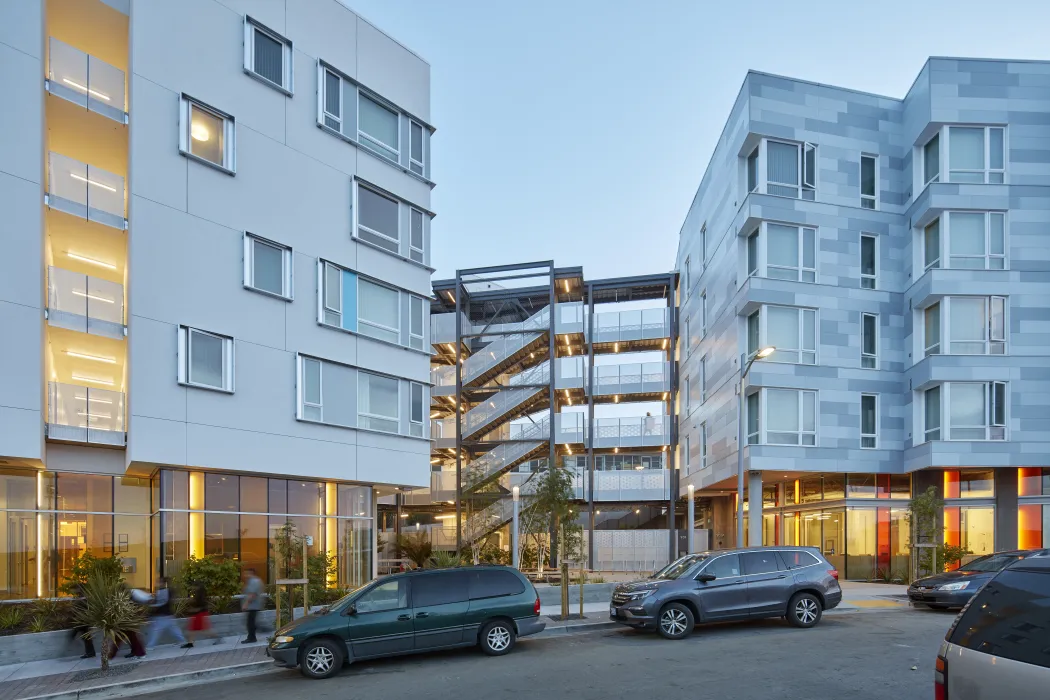 Exterior view of 901 Fairfax Avenue in San Francisco, CA.