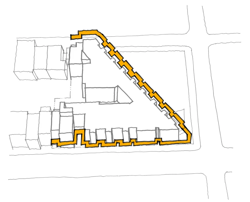 Diagram highlighting the modulation for 2675 Folsom Street in San Francisco.