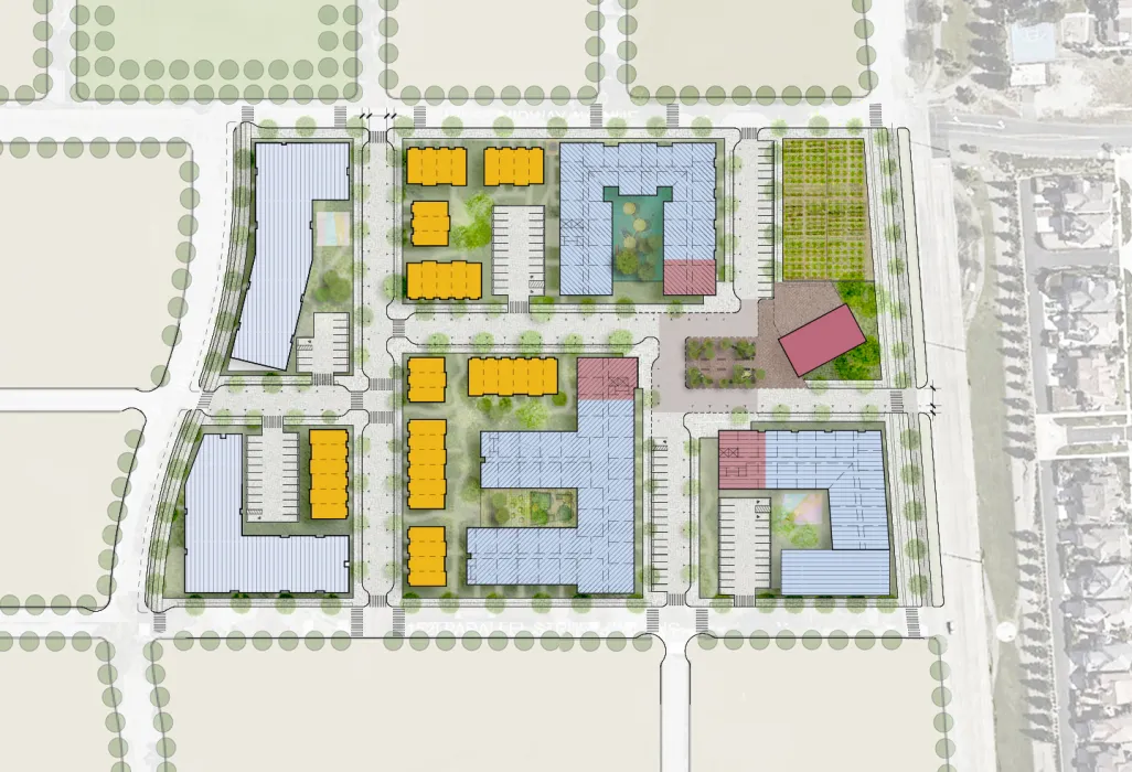 Site plan for RESHAP Alameda Point in Alameda, Ca.