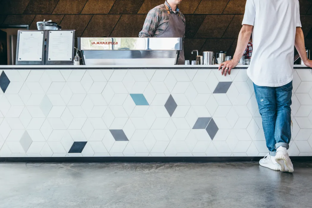 Counter at Saint Frank at Facebook in San Francisco.