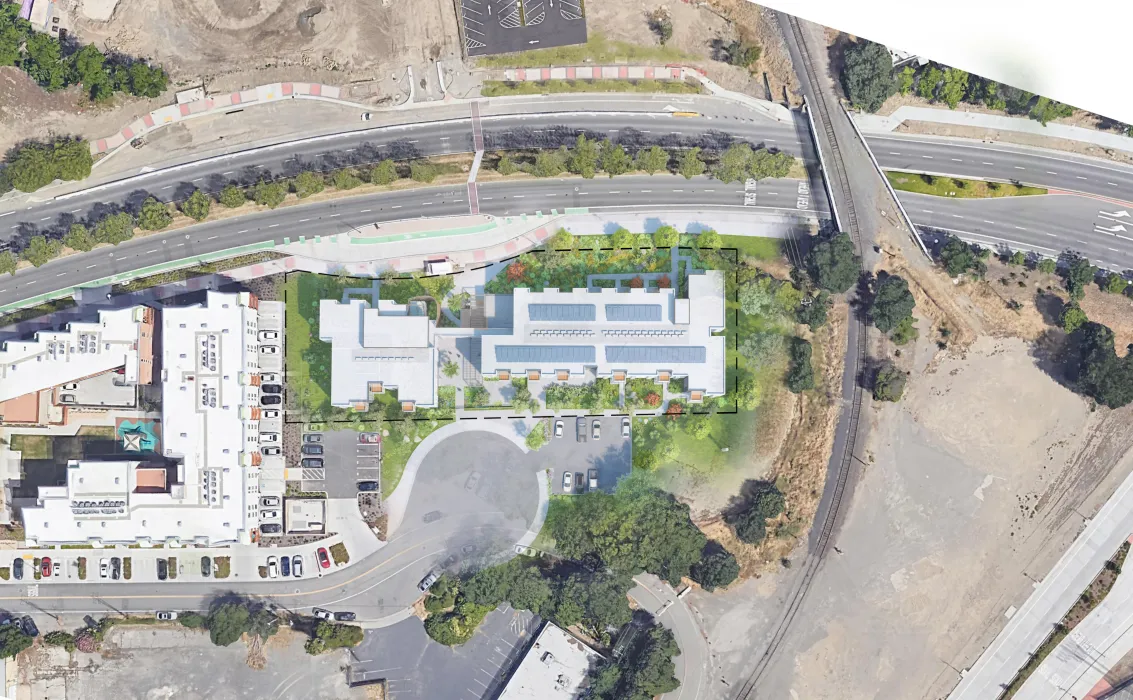 Site plan for West Gateway in West Sacramento, Ca.