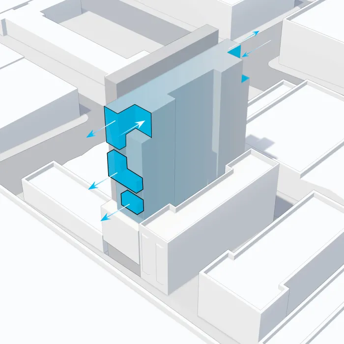 Bays diagram of 921 O'Farrell in San Francisco, Ca.