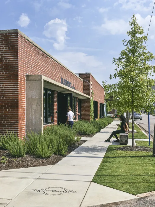 Exterior view of the Blueprint Building in Birmingham, AL.