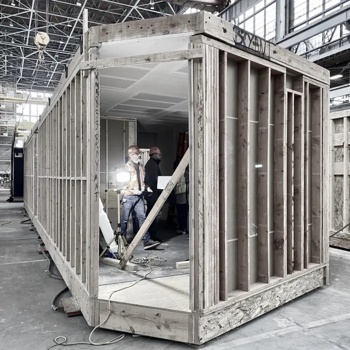 Modular construction for Tahanan Supportive Housing in San Francisco.