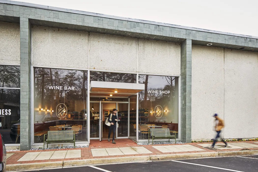 Exterior of Golden Age Wine in Mountain Brook, AL.