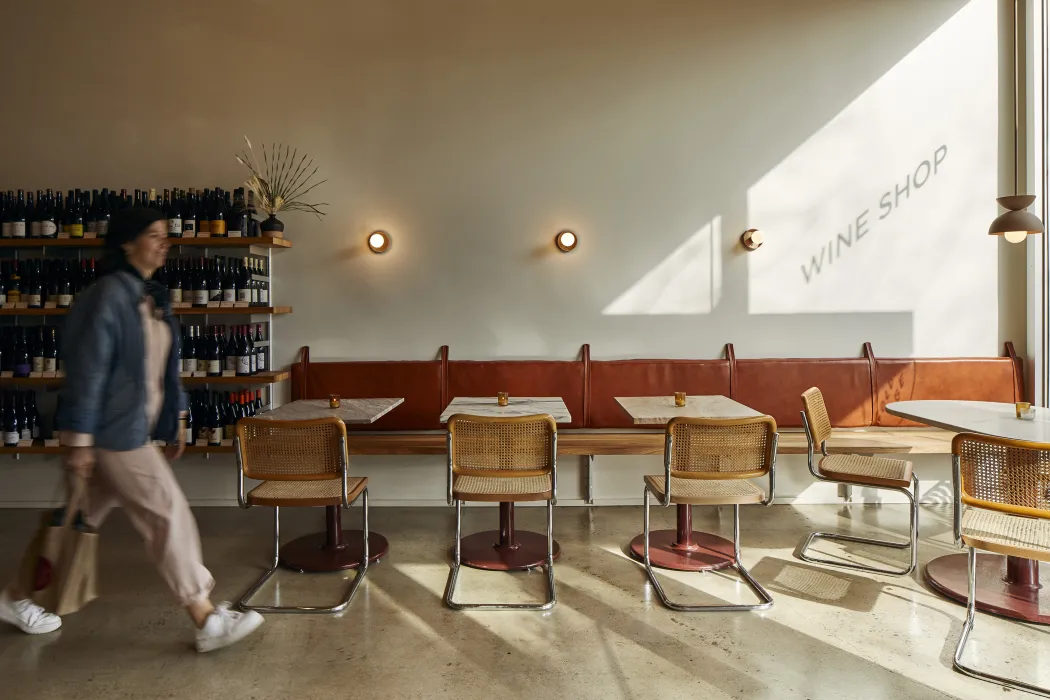 Interior of Golden Age Wine in Mountain Brook, AL.