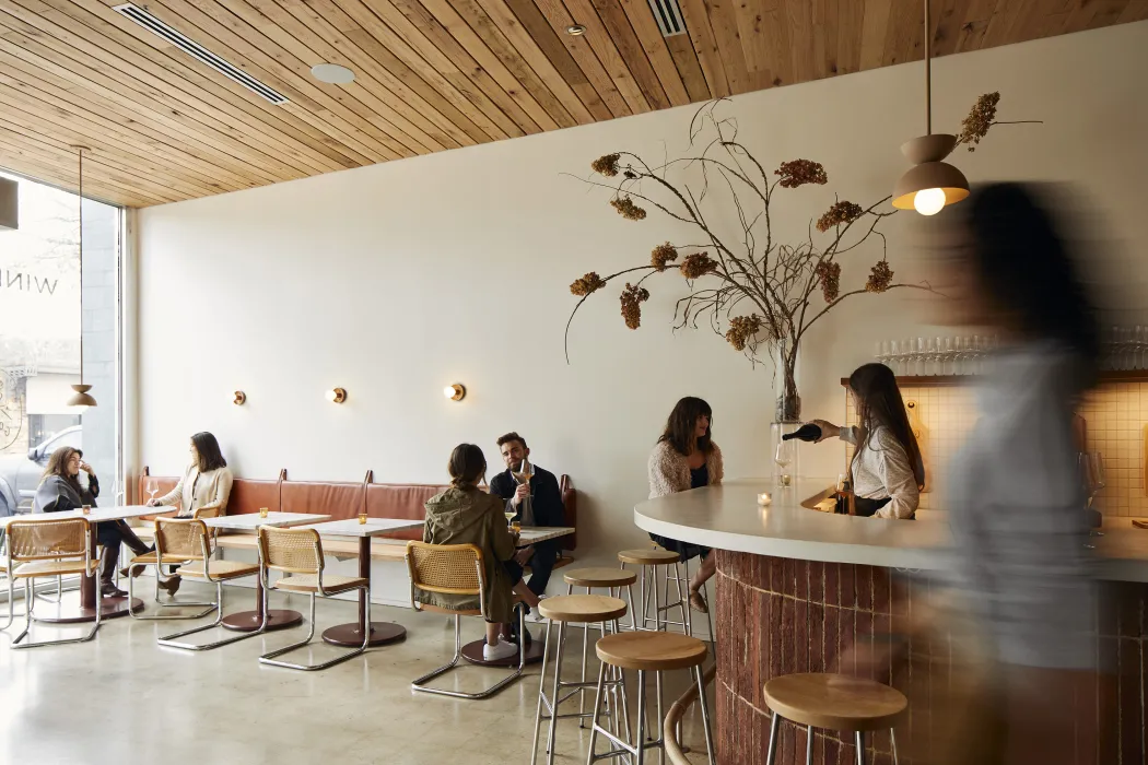 Interior of Golden Age Wine in Mountain Brook, AL.