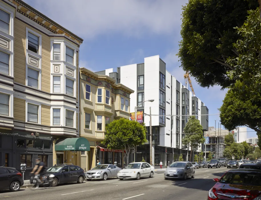 Exterior view of 300 Ivy in San Francisco, CA.