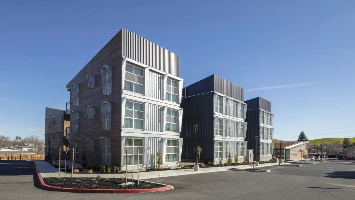 View of Rocky Hill Veterans Housing in Vacaville, California.