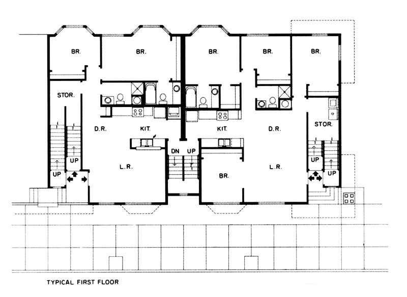 First floor plan for Parkview Commons in San Francisco.