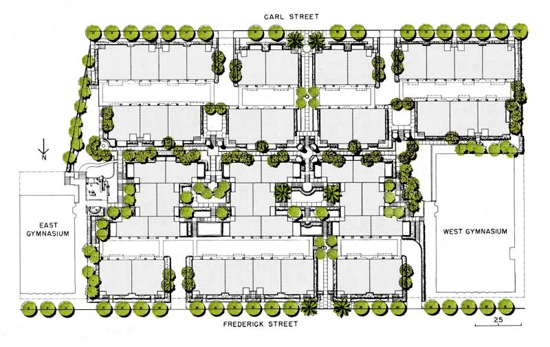 Site plan for Parkview Commons in San Francisco.