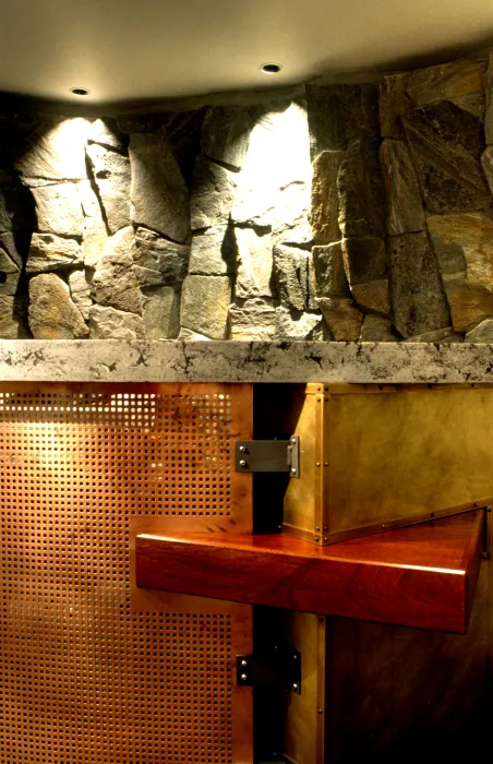 Custom reception desk at San Francisco Bar Pilots in San Francisco.