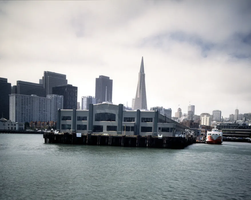 View of San Francisco Bar Pilots in San Francisco from the water.