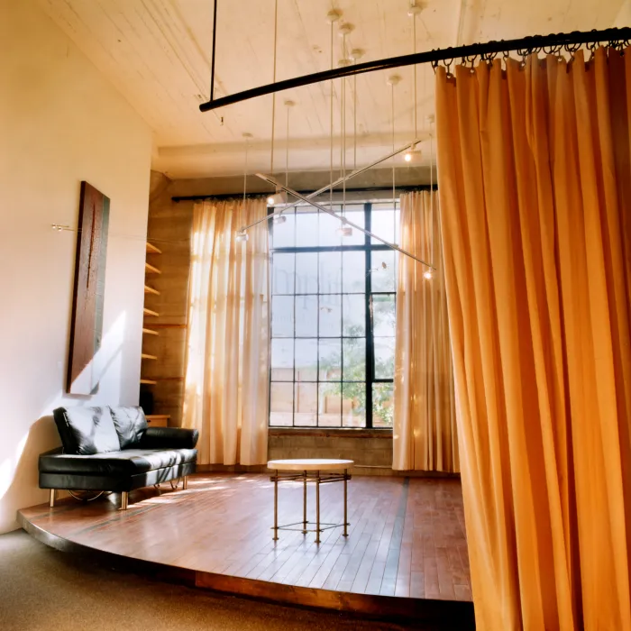 Interior view of the loft at 601 Fourth Street Lofts in San Francisco.