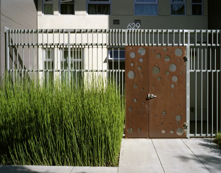 Exterior entrance to 888 Seventh Street in San Francisco.