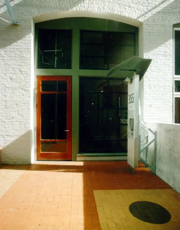 Entry door to 355 Bryant Lofts in San Francisco.
