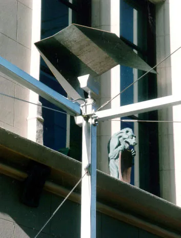 Gargoyle outside of 355 Bryant Lofts in San Francisco.