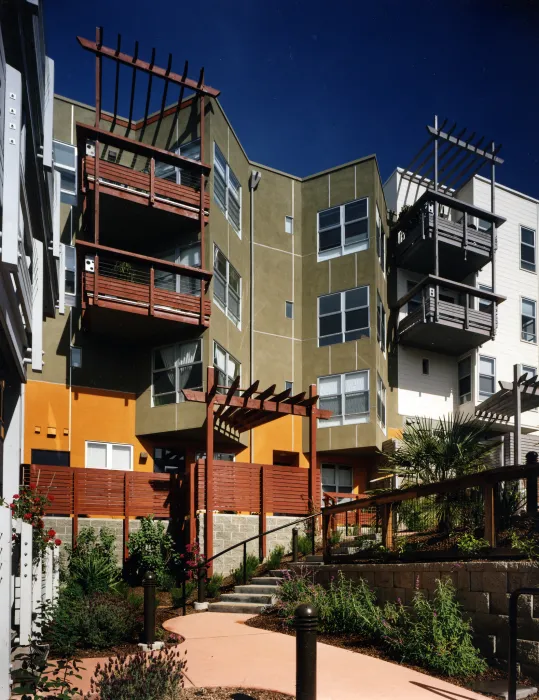 Courtyard at 18th & Arkansas/g2 Lofts in San Francisco.